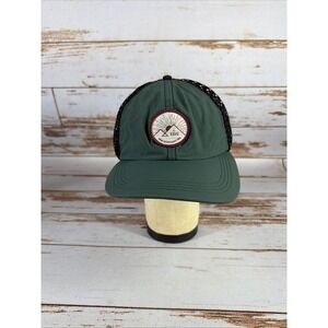 KAVU Green Mesh/Nylon STRAP CAP Outdoor Hike Baseball Hat USA-MADE Used